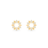 Dahlia Mini Diamond Earrings