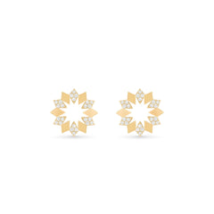 Dahlia Mini Diamond Earrings