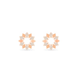 Dahlia Mini Diamond Earrings