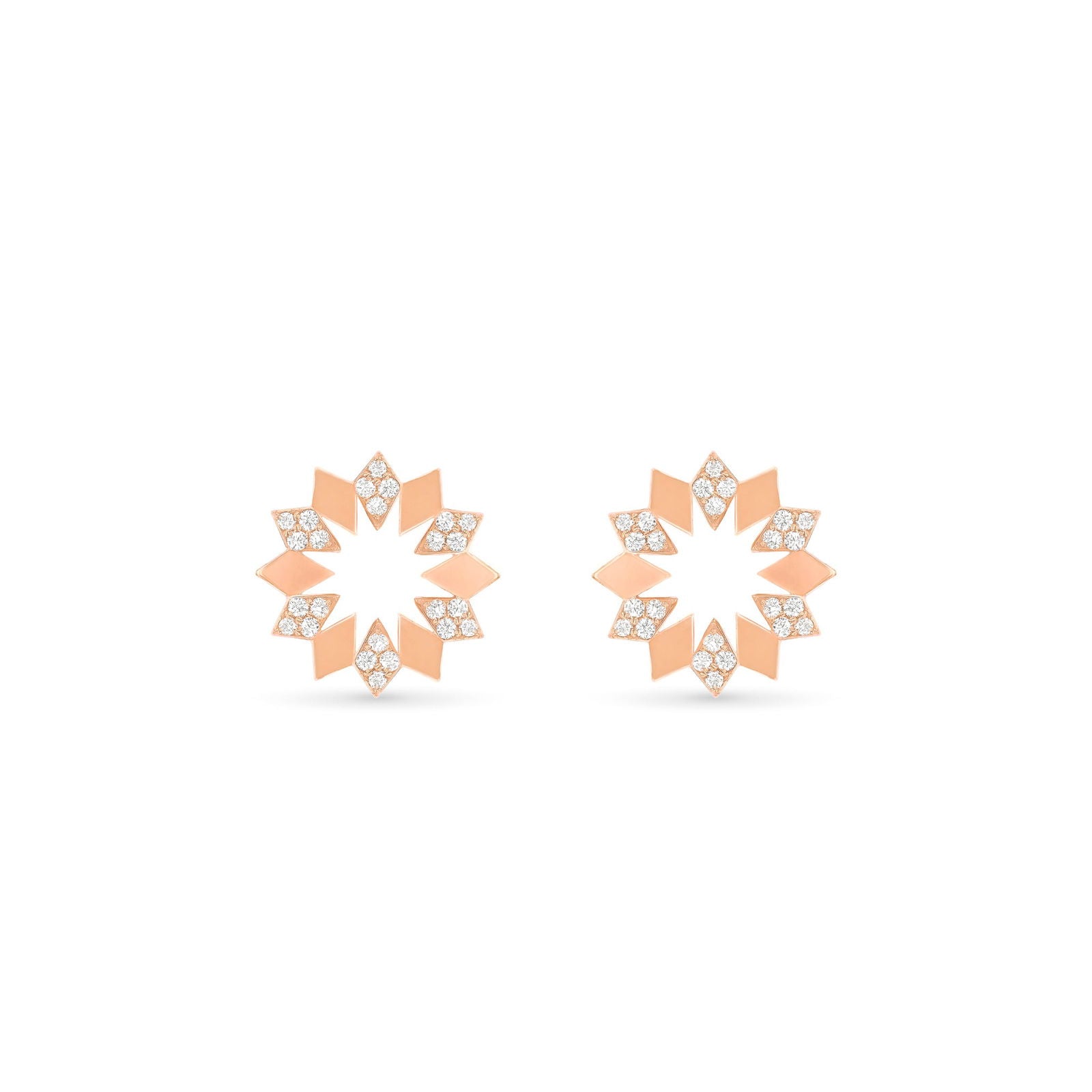 Dahlia Mini Diamond Earrings