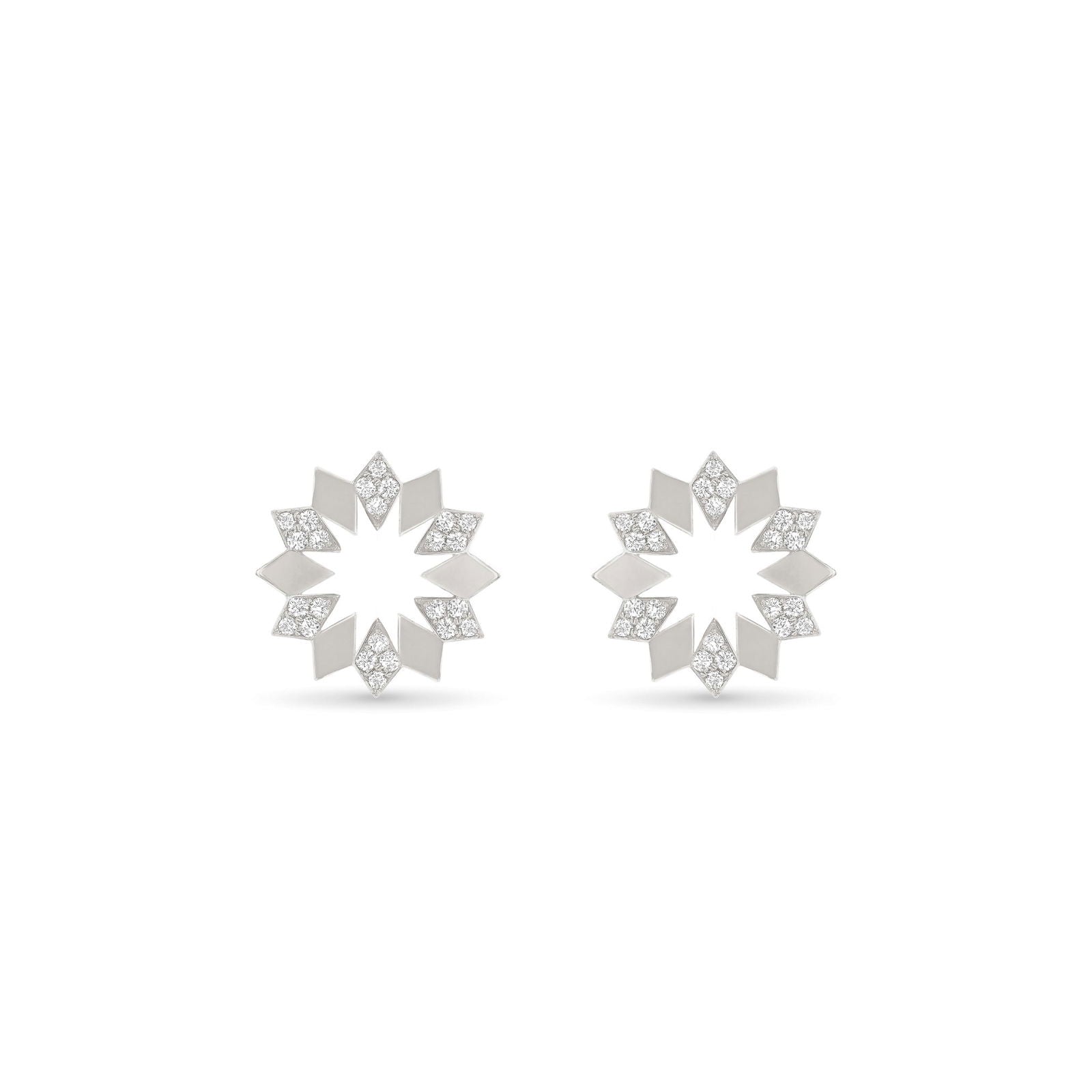 Dahlia Mini Diamond Earrings