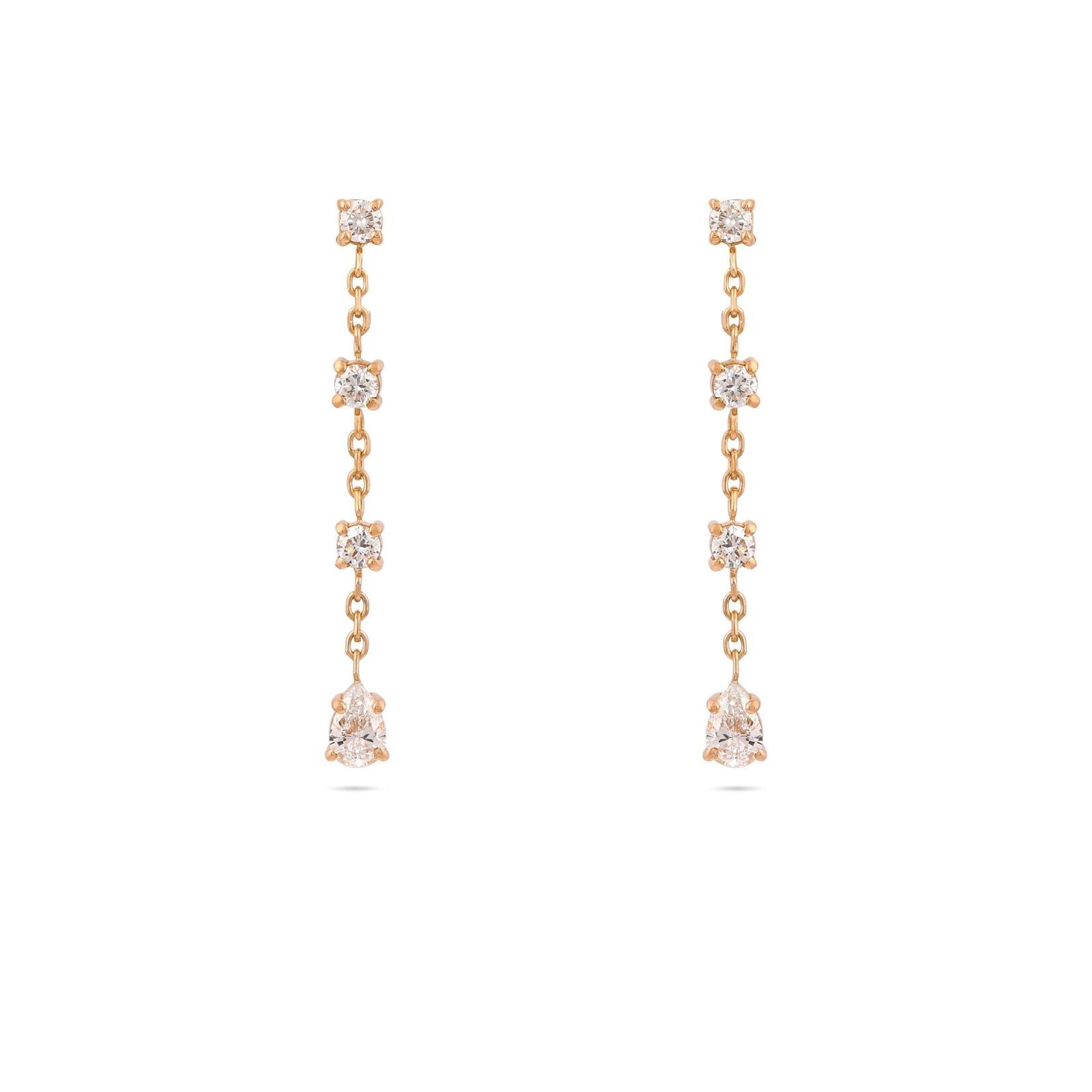 Gaia Diamond Drop Earrings