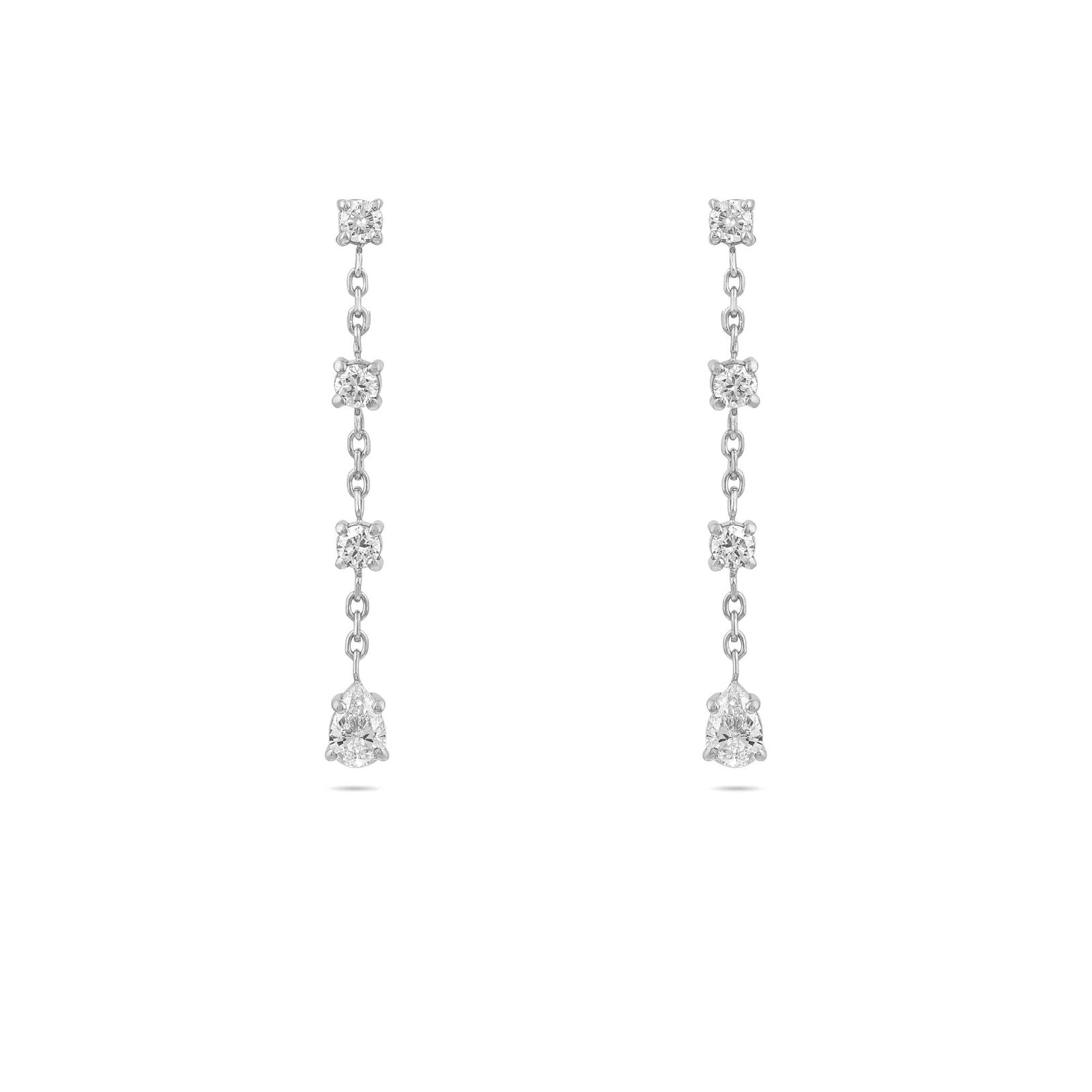 Gaia Diamond Drop Earrings