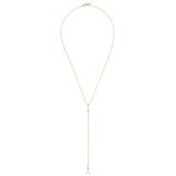 Lola Shield Diamond Drop Necklace