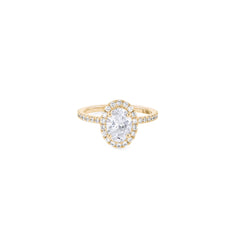 Solstice Classic Halo Diamond Ring