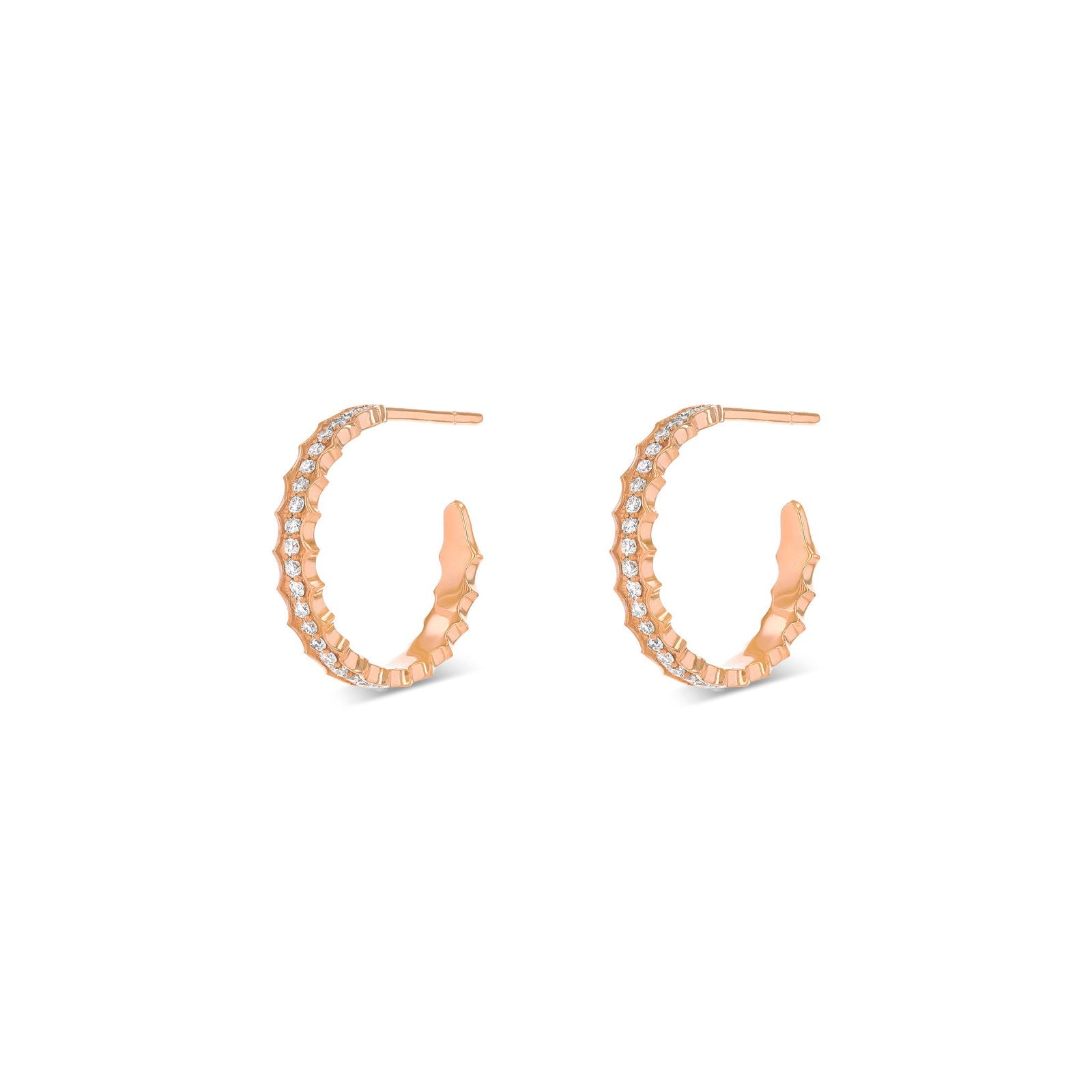 Zora Diamond Hoops