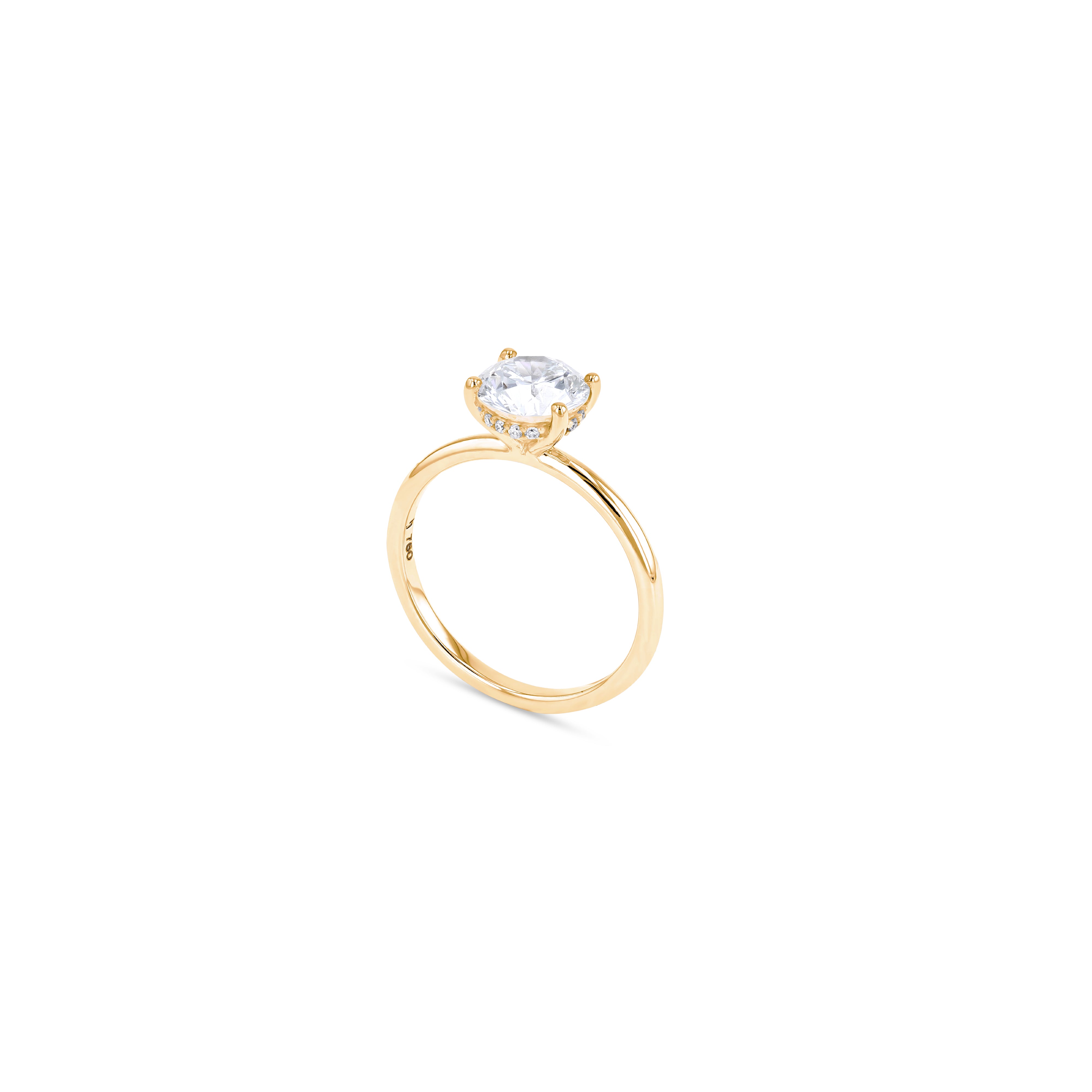 Eterna Classic Solitaire Diamond Engagement Ring