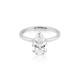 Eterna Pear Shape Diamond Engagement Ring