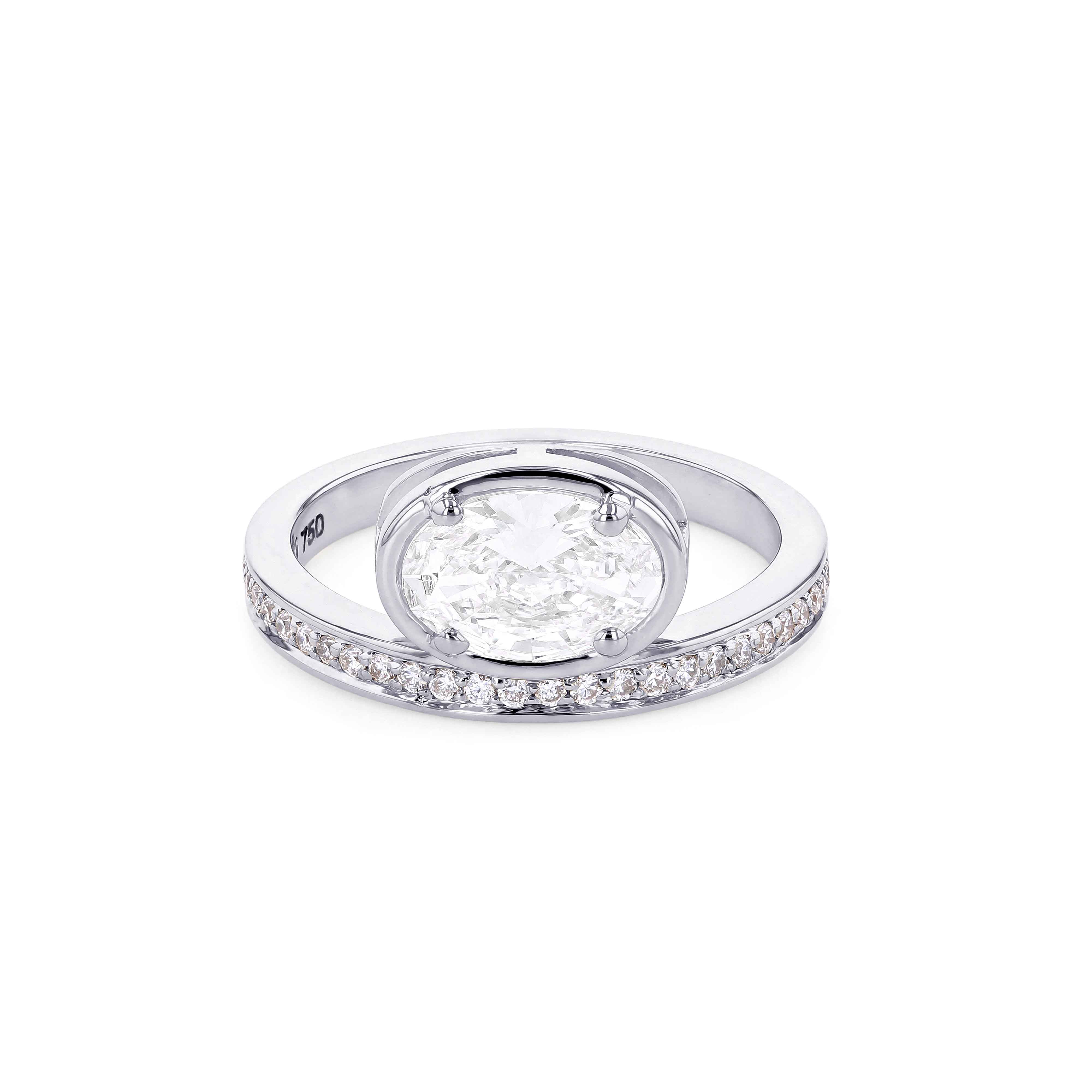 Horizon Diamond Engagement Ring