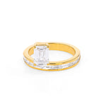 Lumine Baguette Diamond Engagement Ring