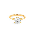 Eterna Classic Solitaire Diamond Engagement Ring