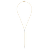 Lola Shield Diamond Drop Necklace