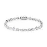 Multishape Lab Diamond Tennis Bracelet (Certified)