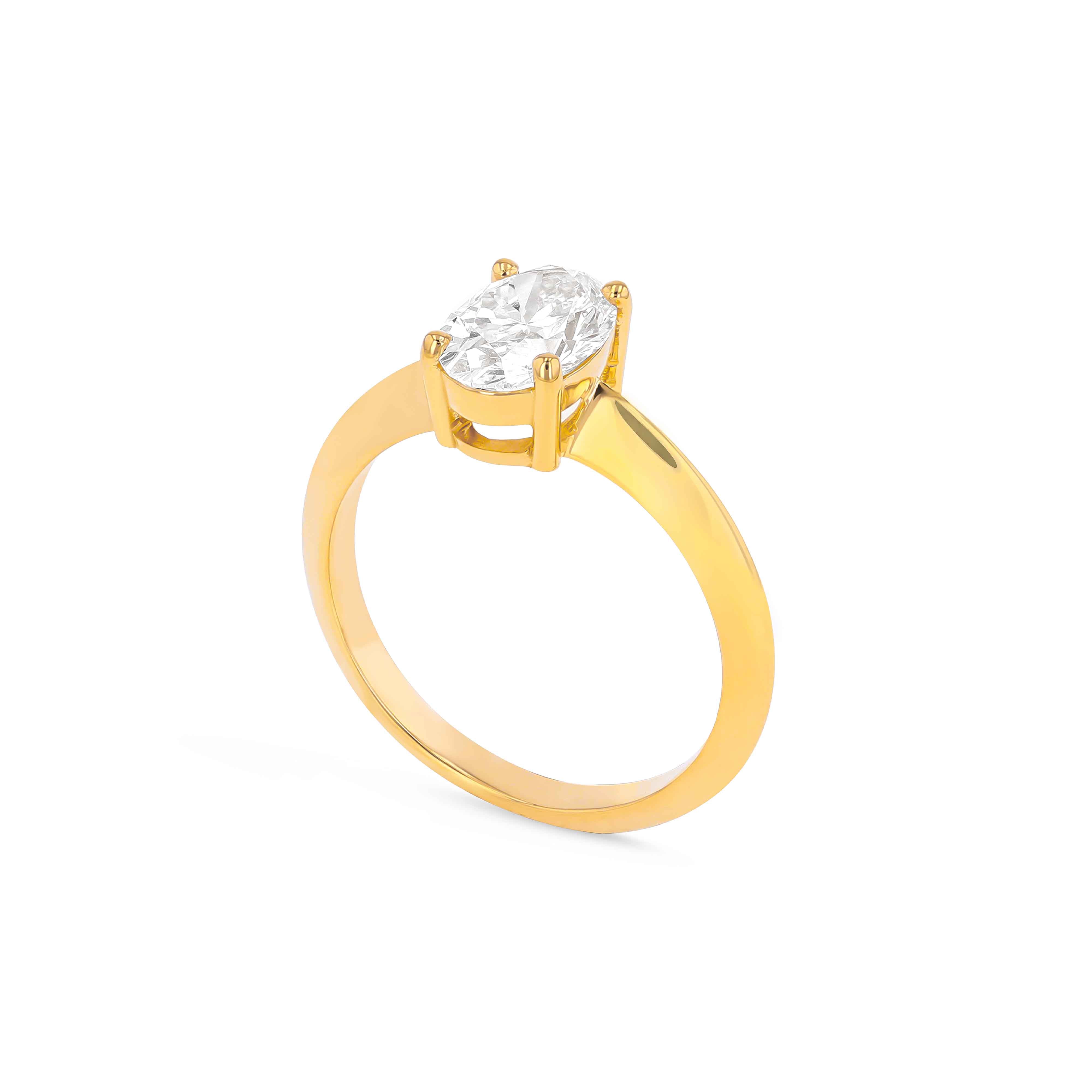 Fortuna Solitaire Diamond Engagement Ring