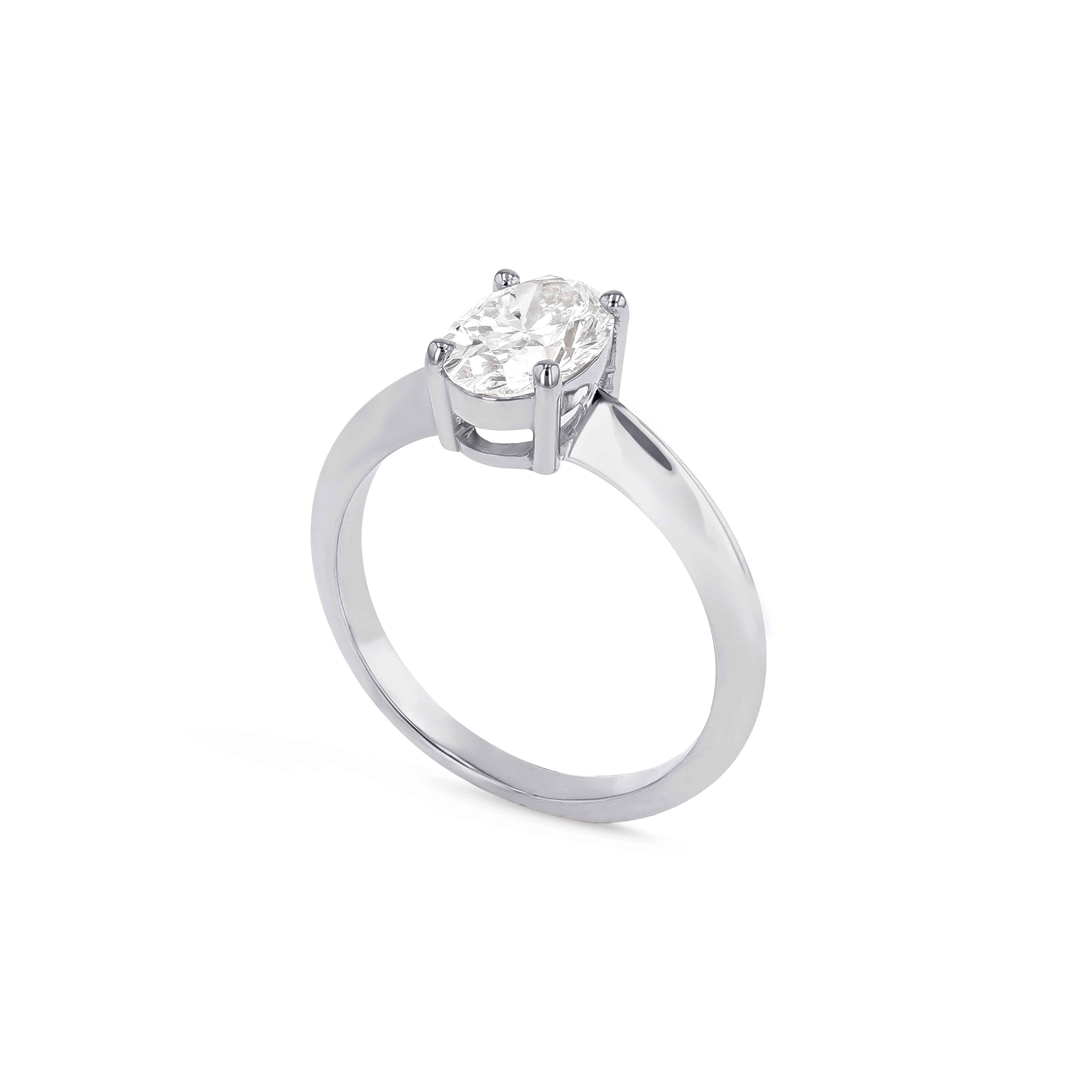 Fortuna Solitaire Diamond Engagement Ring