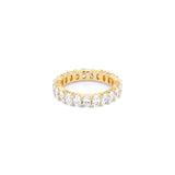 Oval Eternity Diamond Ring - Lab Grown Diamonds - 18K Gold