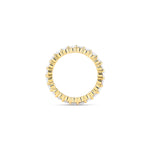 Oval Eternity Diamond Ring - Lab Grown Diamonds - 18K Gold