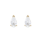 Pear Shape Diamond Earrings - Lab Grown Diamonds - 18K Gold