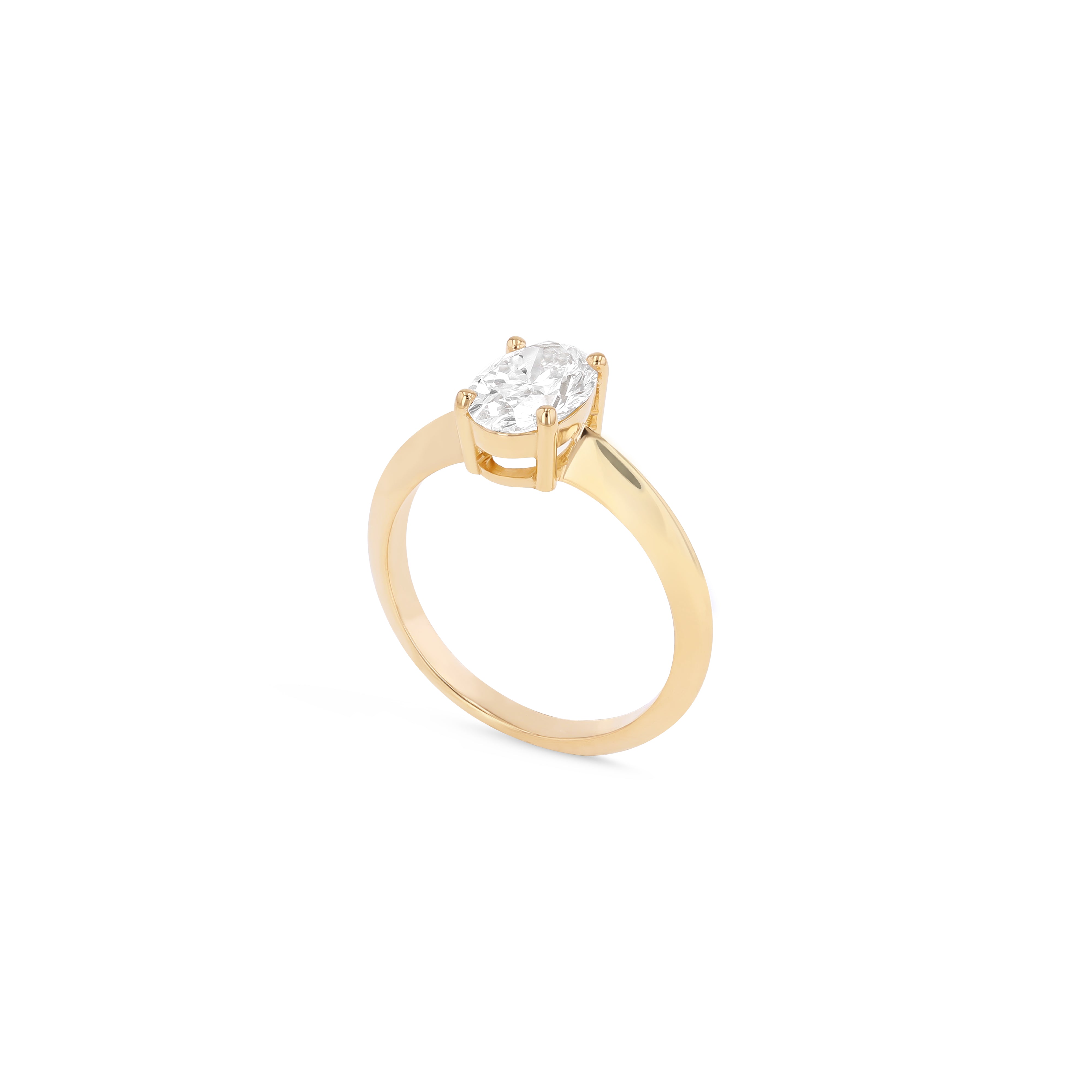 Fortuna Solitaire Diamond Engagement Ring