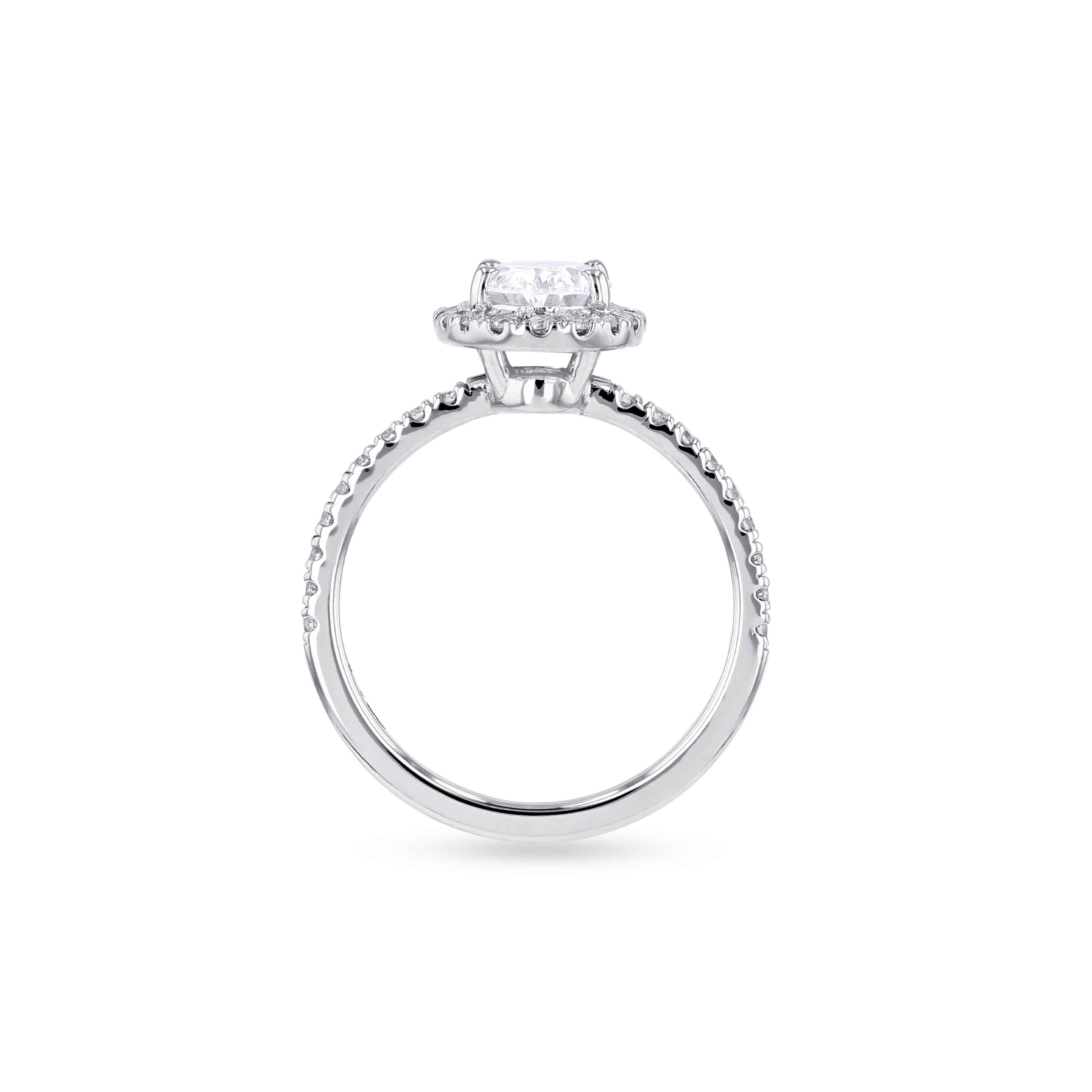 Solstice Classic Halo Diamond Ring