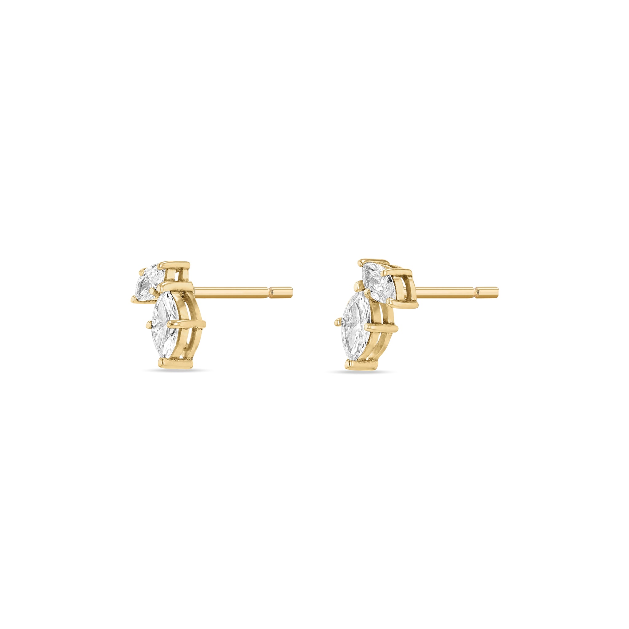 Twin Set Marquise Diamond Earrings