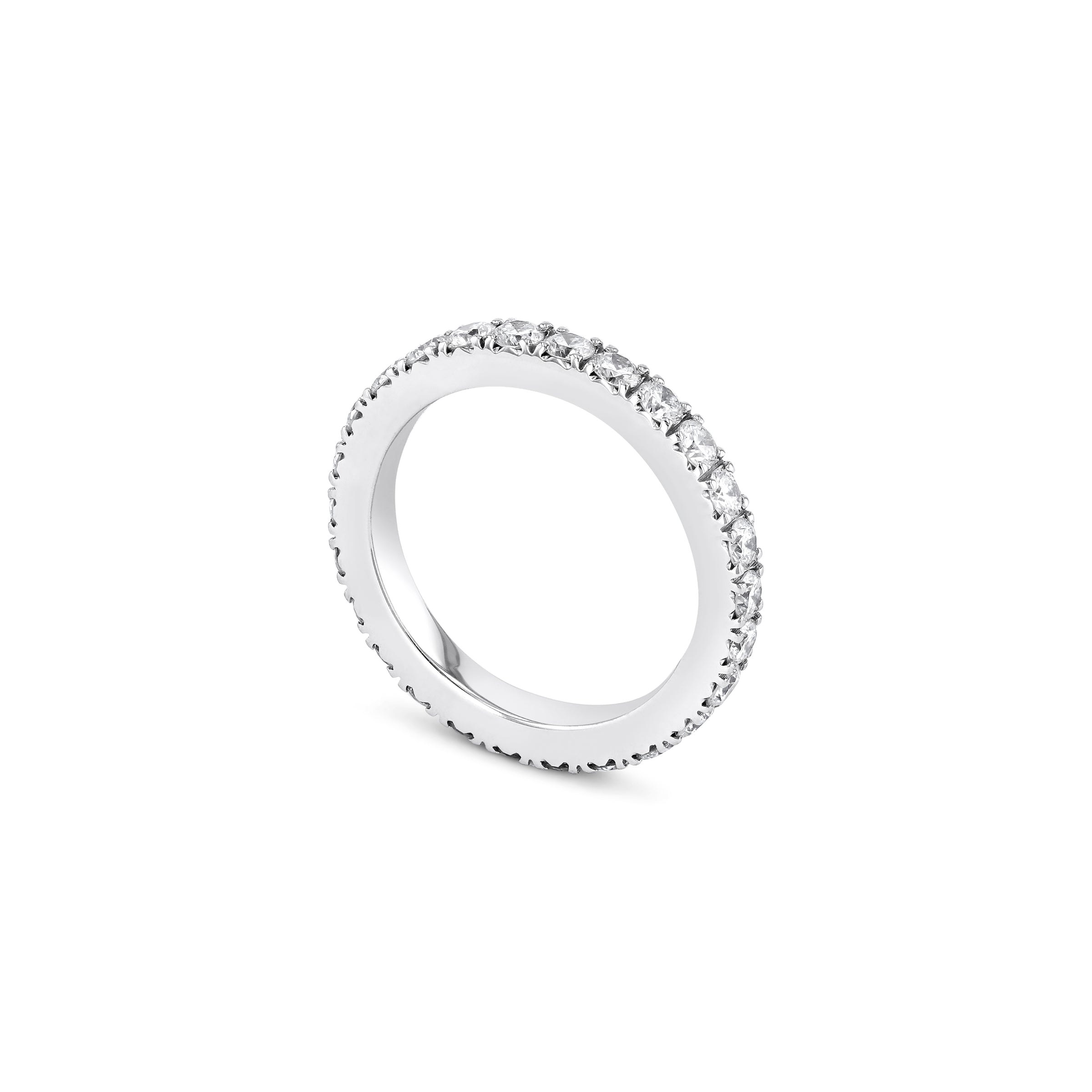 Amani Diamond Eternity Band in White Gold