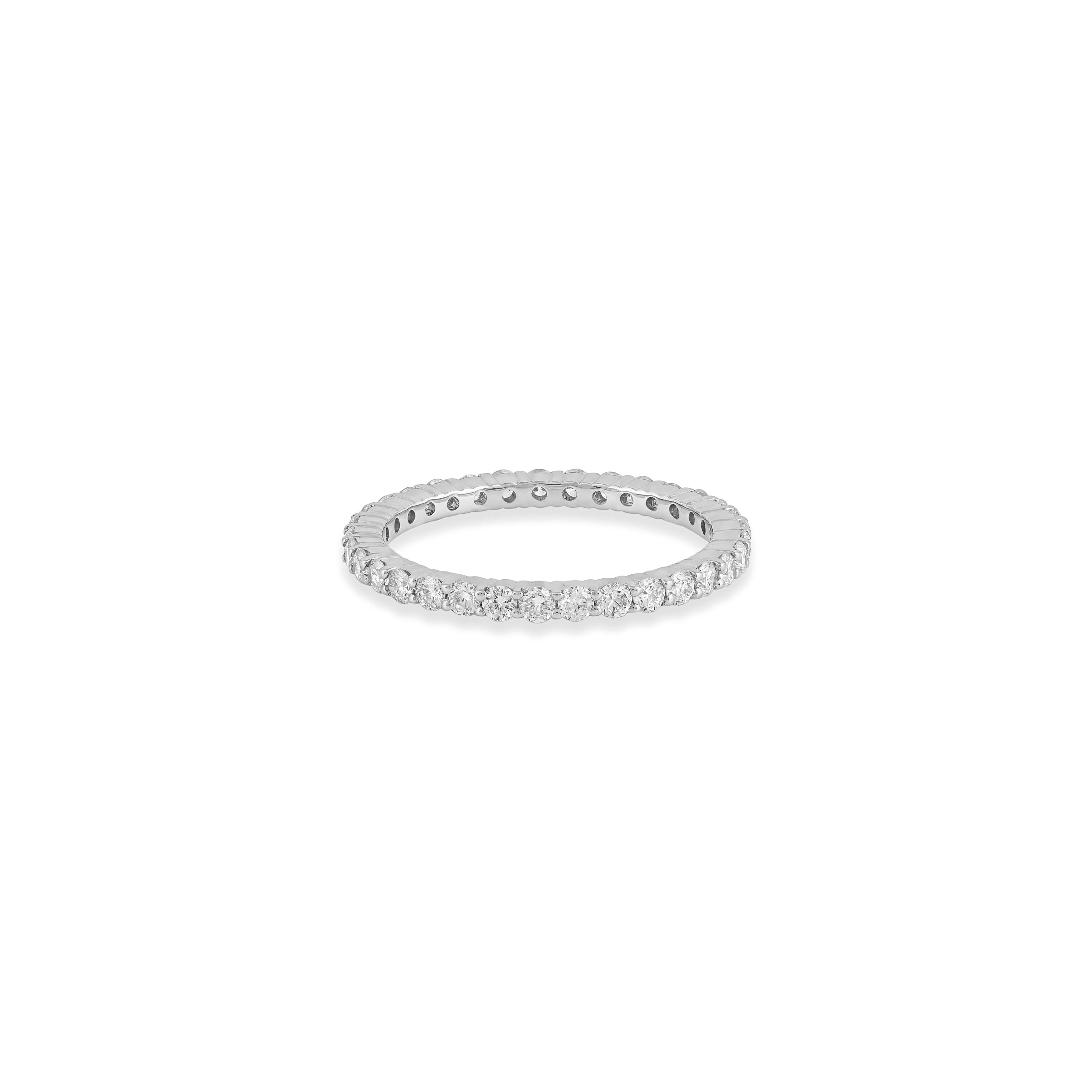 Amara Diamond Eternity Band in White Gold