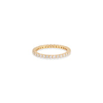 Amara Diamond Eternity Band in Yellow Gold