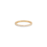 Amara Diamond Eternity Band in Yellow Gold