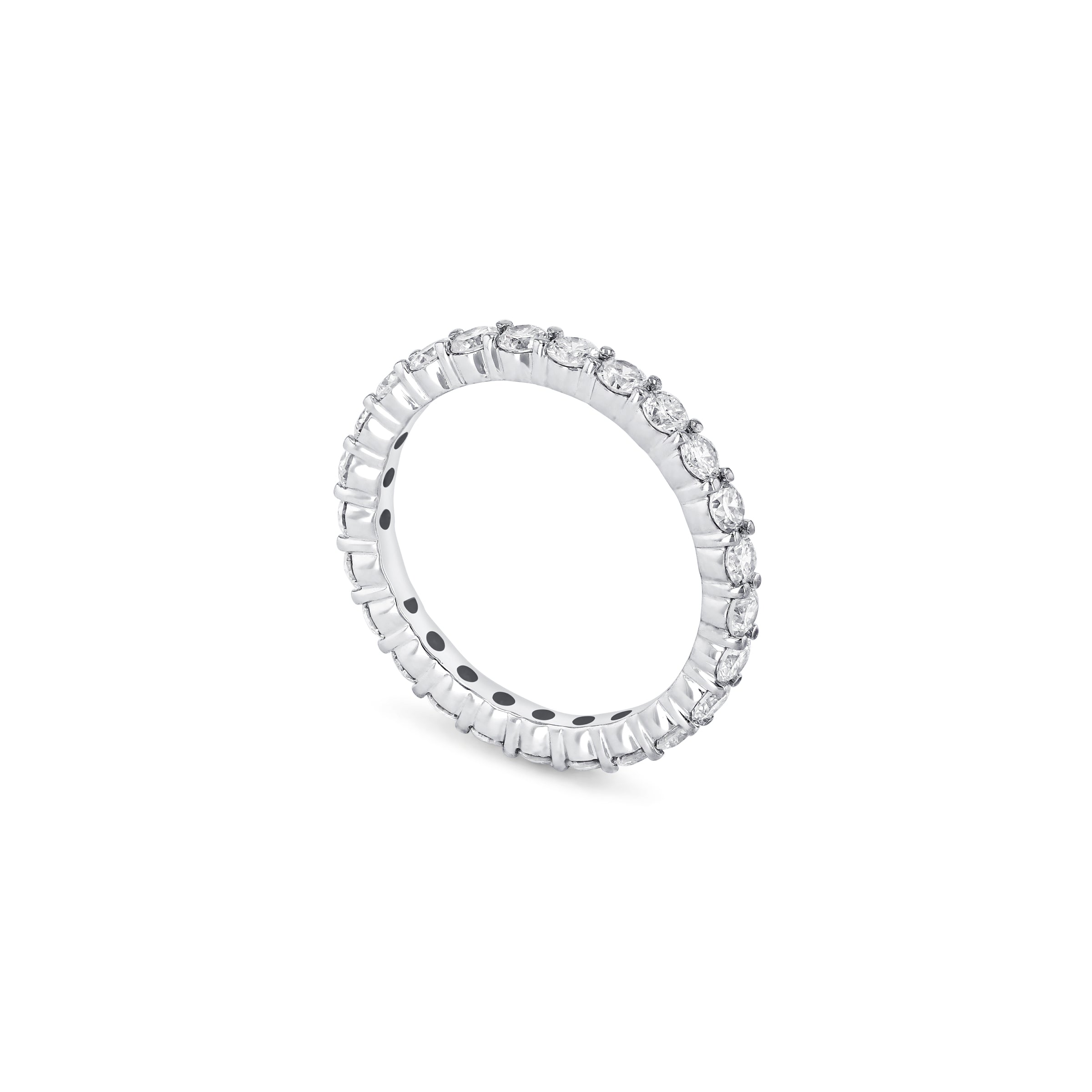 Amara Eternity Band in White Gold