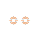 Dahlia Mini Diamond Earrings