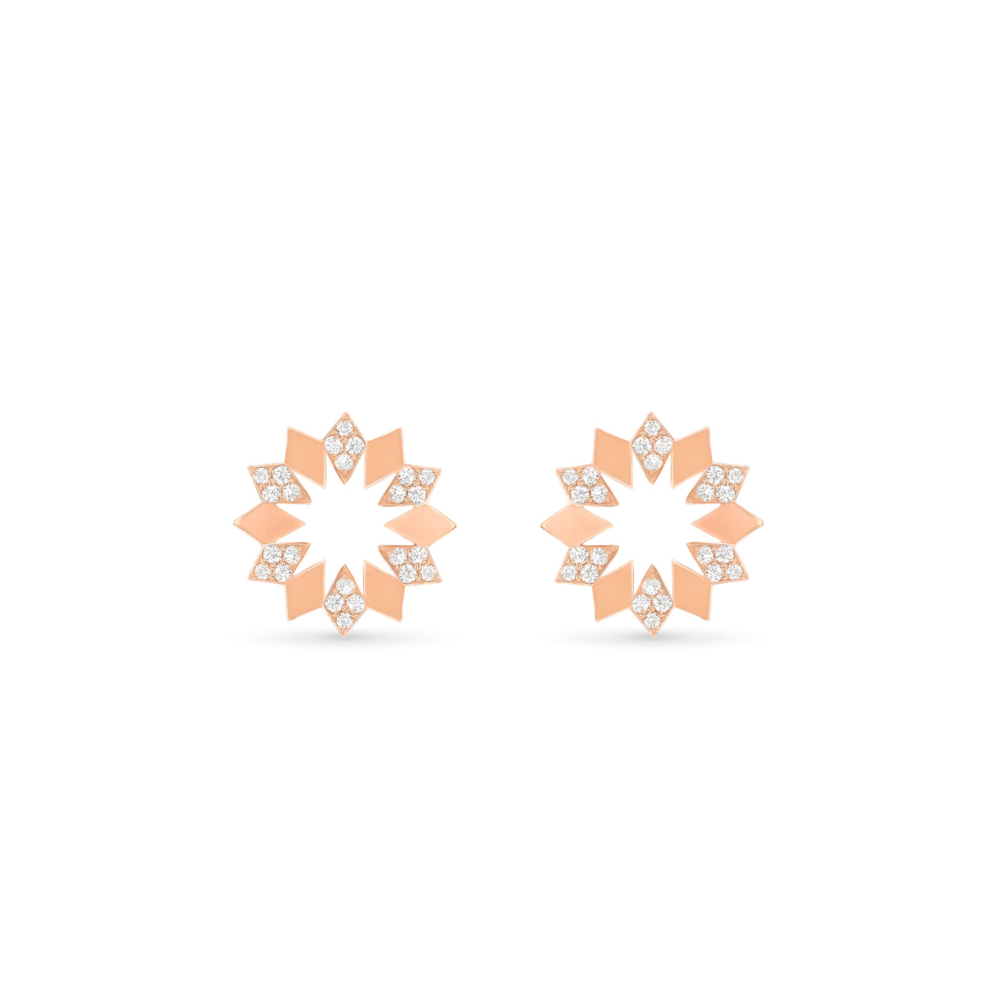 Dahlia Mini Diamond Earrings