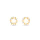 Dahlia Mini Diamond Earrings