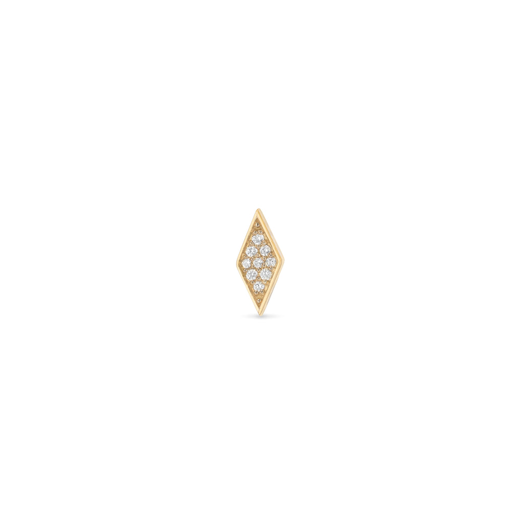 Diamond Kite Stud (Single) – FYNE Jewellery