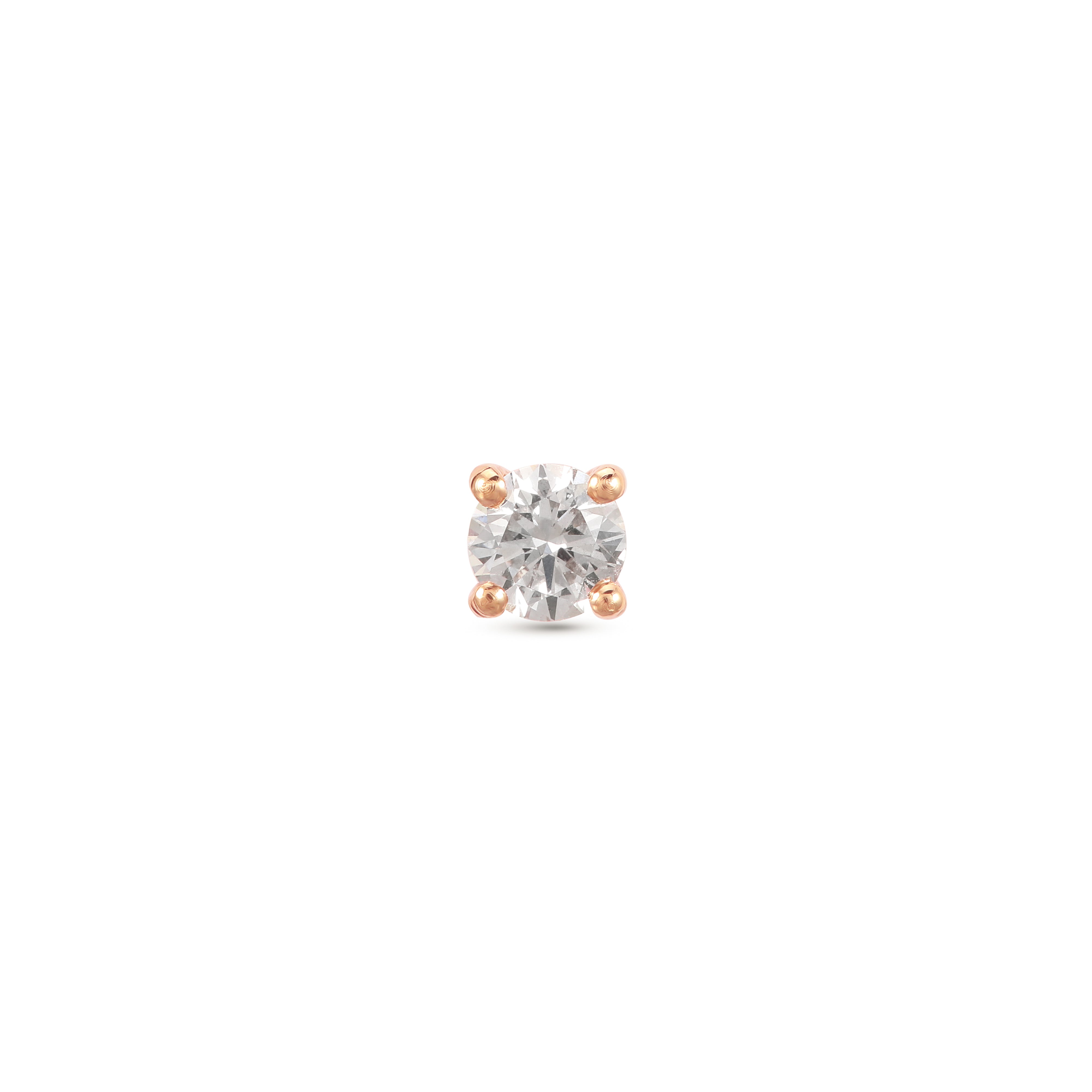 Diamond Stud Earring (Single)