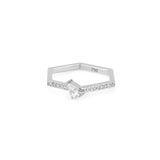 Hexad Diamond Ring in White Gold