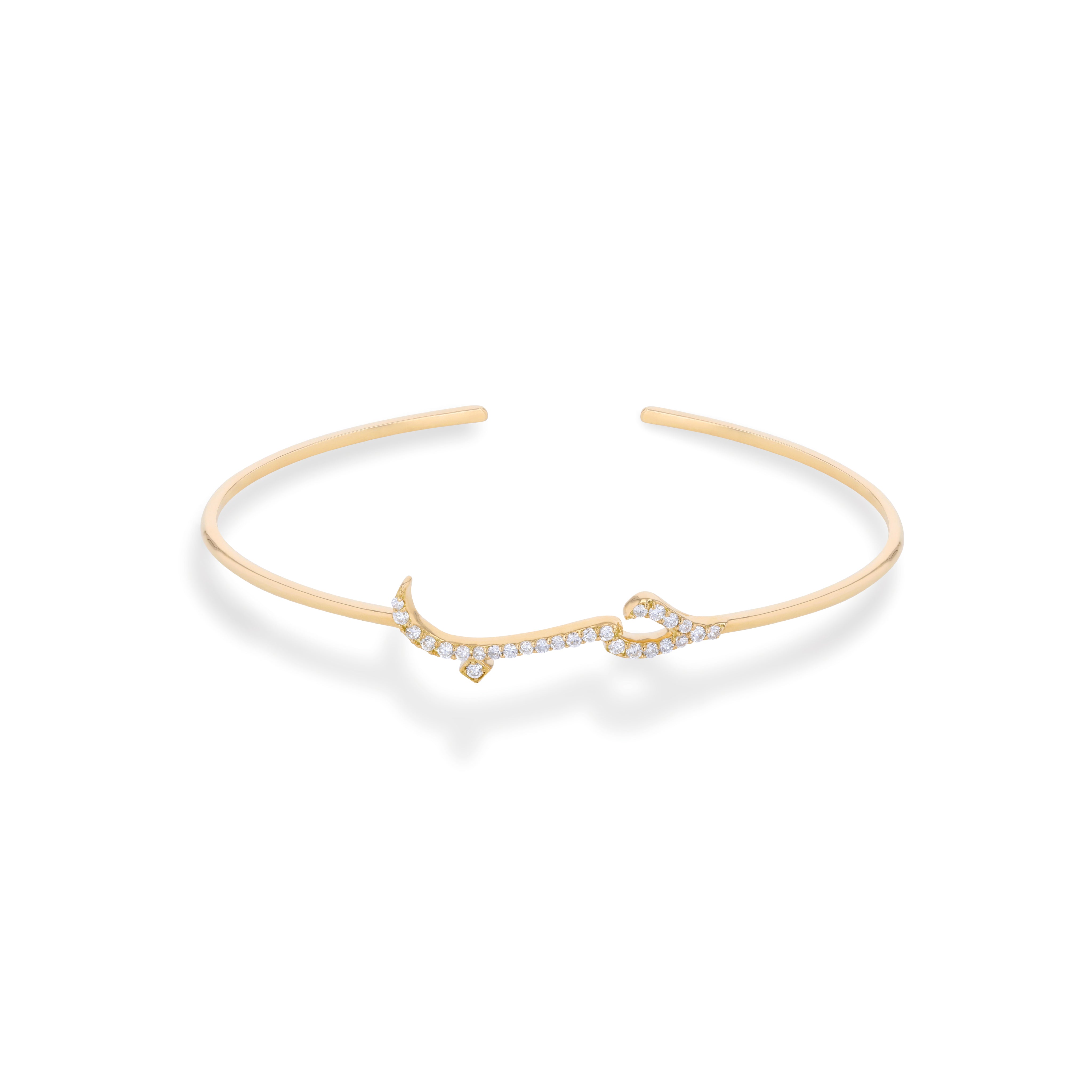 Love Hob Bracelet in Yellow Gold